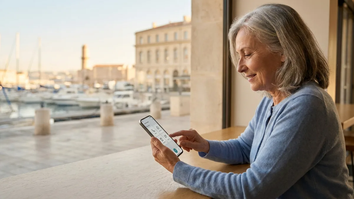 Apprendre à utiliser son smartphone facilement : guide pour seniors débutants à Marseille.